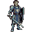 Pixel knight sprite